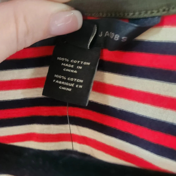 NWT Men's Marc Jacobs Sleeveless Striped Cotton Shirt LG - Picture 4 of 4